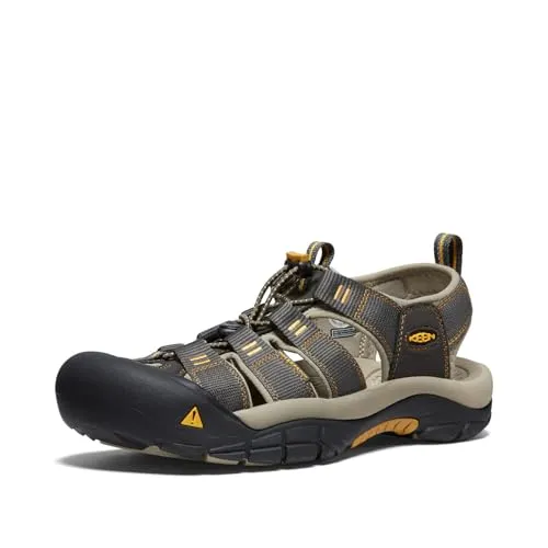Keen Herren Newport H2 Sandalen - Wanderschuhe mit wasserabweisendem Obermaterial, ideal für aktive Einsätze im Wasser; schnell trocknendes Futter und hervorragender Halt auf rutschigem Gelände.