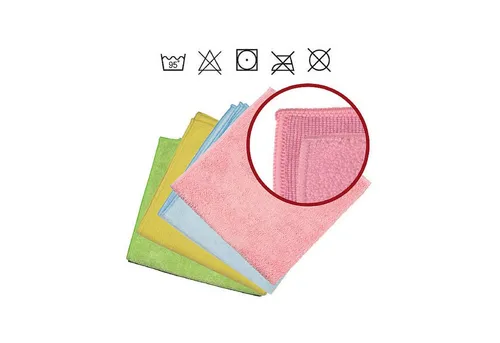 Sprintus SPRINTUS Rainbow PRO Mikrofasertuch – Farbcodiertes Reinigungstuch für Mikrofasertuch