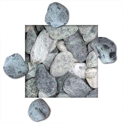 Marmorkies Alpen Grün Körnung Gartenkies Zierkies Marmor  (0,95 EUR/kg) 20 kg