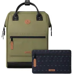 Cabaïa Adventurer Large Grenoble Rucksack - Wasserabweisender Rucksack mit 26 Liter Volumen, inklusive 2 austauschbarer Vordertaschen für individuellen Stil. Ideal für Schule, Uni oder Reisen.