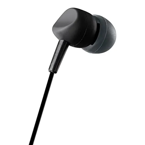 Hama Kooky HiFi In Ear Kopfhörer kabelgebunden Stereo Dunkelgrau, Schwarz Mikrofon-Rauschunterdrüc