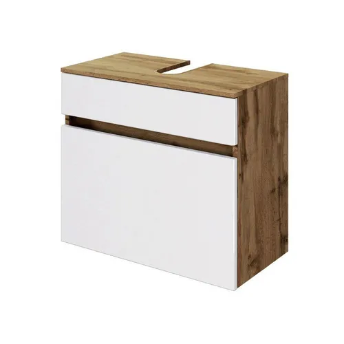 Held-Möbel Waschbeckenunterschrank Lucca Dekor Weiß