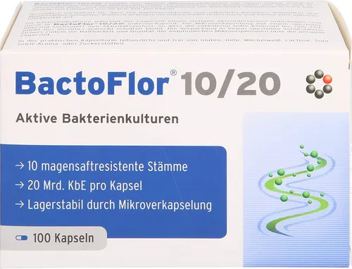 Produktbild BACTOFLOR® 10/20 Probiotikum Präbiotikum 100 Kapseln