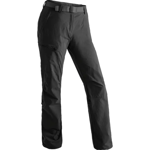 Lulaka Wander-Touren-Hose Roll-up - Damen Trekkinghose in Schwarz, Größe 20 - Wanderhose für Damen mit Roll-up-Funktion, wasserabweisend und schnelltrocknend. Ideal für aktive Outdoor-Aktivitäten mit UV-Schutz UPF 50+ und hohem Tragekomfort dank bi-elastischem Material.