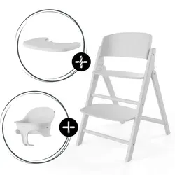 Cybex Gold Hochstuhl CLICK & FOLD 3in1-Set - Der CLICK & FOLD Hochstuhl von CYBEX bietet ab 6 Monaten einen sicheren Platz am Familientisch. Mit seinem kompakten Design aus nachhaltigem Buchenholz und anpassbarem Baby-Set ist er ideal für alle Altersgruppen.