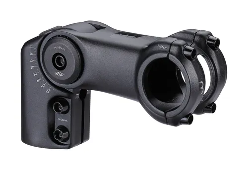BBB Vorbau HighFix 31.8 120mm schwarz - Flexibel einstellbar - Sonstige Fahrradteile - Verstellbarer Vorbau für optimale Fahrposition mit -40° bis +60° Winkelanpassung, ideal für Komfort und Aerodynamik.