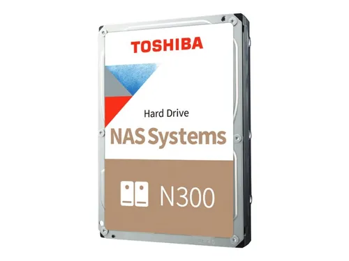 Toshiba N300 NAS HDD - 8 TB - Festplatten mit 8 TB Speicherplatz, optimiert für NAS-Systeme, ideal für Datensicherung und hohe Verfügbarkeit.