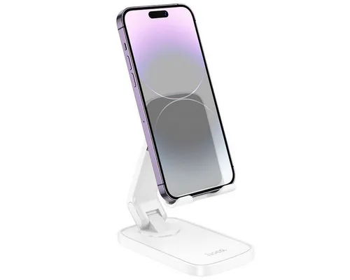 hoco. Handy-Halterung HD8, (bis 7 Zoll, 1x Tischtelefonhalter, Klappbare Tischhalterung für freihändiges Smartphone-Streaming)