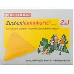 Produktbild Zeckenkammkarte Dr. Schick