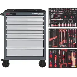 Bt Line Werkstattwagen BT700 mit 190 Werkzeugen von KRAFTWERK