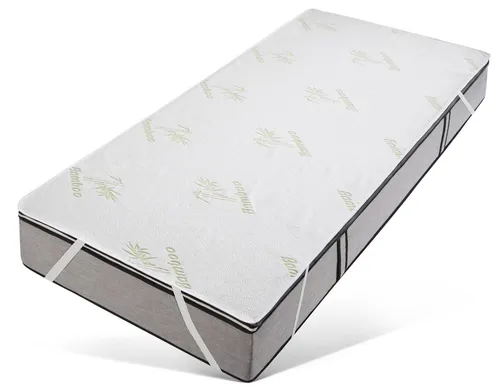 Matratzenauflage Bambussy 90x200 cm, wasserdicht und atmungsaktiv - Die Matratzenauflage »Bambussy« von myhome schützt die Matratze optimal und verbessert das Bettklima. Aus atmungsaktiven Bambusfasern, einfach zu reinigen und ideal für Allergiker.