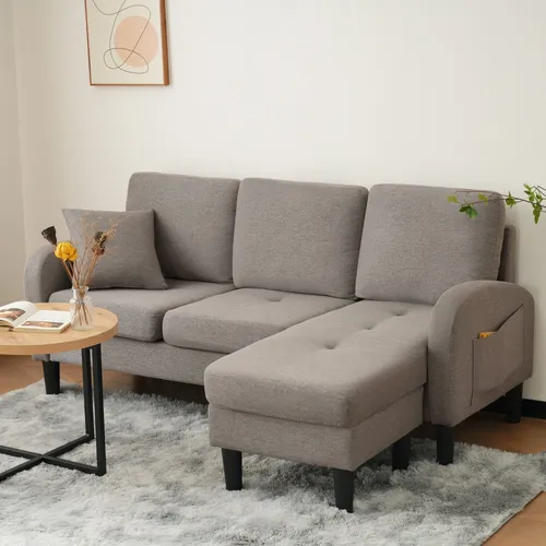 Odikalo 3-Sitzer Chaiselongue Loungesofa