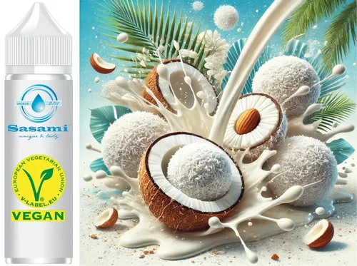 Kokosnuss Milchcrème Mandel Kugel Rafael Aroma Vegan - Sasami Konzentrat - 10ml