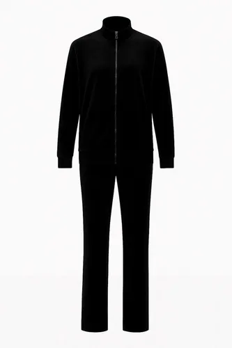 Distra Fashion Hausanzug Damen Nicki Hausanzug Zweiteiler Freizeitanzug mit Gummibund (2 tlg)