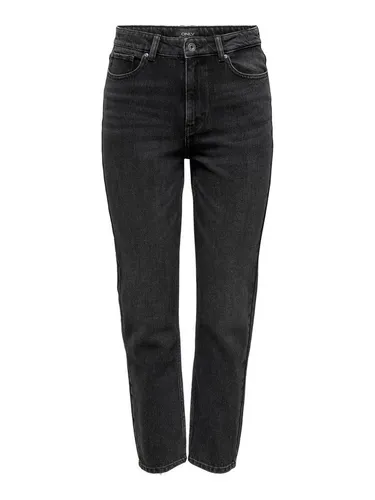 ONLY Damen Onlemily Life Hw Str Ank Dnm Nas997 Noos Jeans - High Waist Jeans für Frauen im Straight Fit, aus weichem und elastischem Material, ideal für einen bequemen und stilvollen Look.