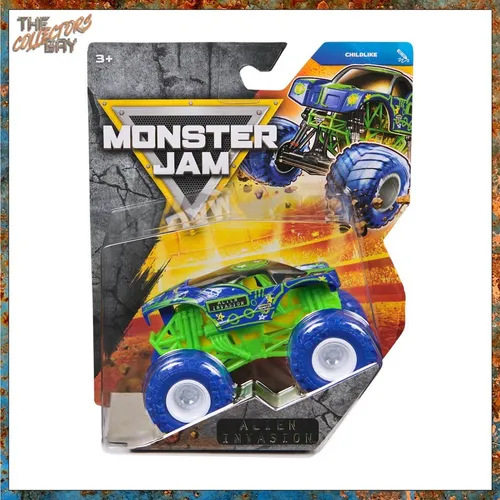 Monster Jam 1:64 Alien Invasion (Childike) (Spin Master Trucks Series 45)