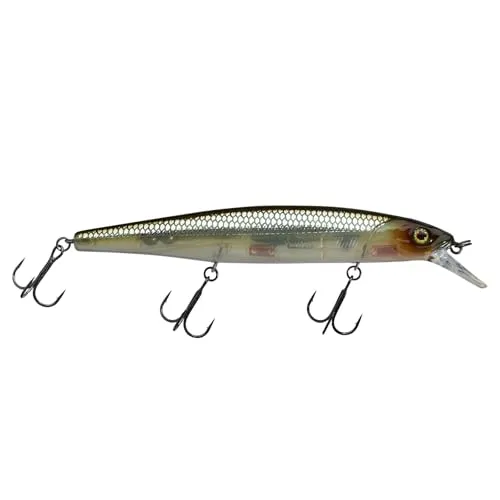 Illex Wobbler Mag Squad 128 SP 21g schwebend HS Ghost Minnow - Hochwertiger Wobbler für effektives Angeln auf Hecht, Zander und Barsch. Mit einer Schwimmtiefe von 0,1 - 1,5 m ideal für verschiedene Gewässerbedingungen.