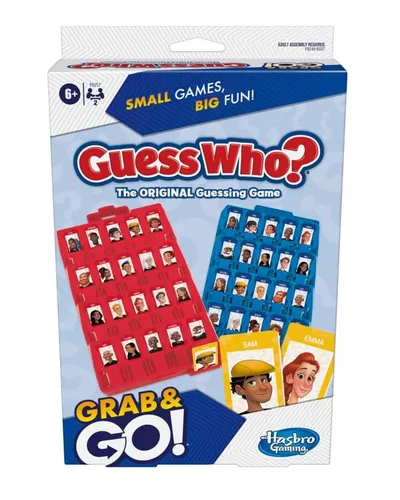Produktbild Guess Who? Grab and Go Game, Original Guessing Game for Children, Portable 2 Pla