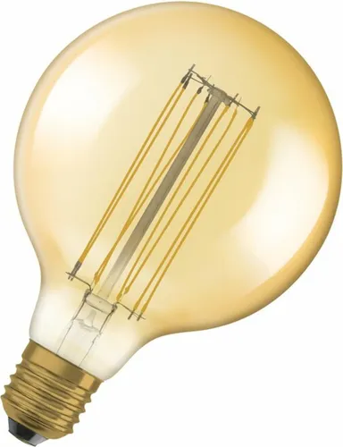 Osram LED Filament G125 Globe Vintage 1906 5,8W = 40W E27 gold 470lm extra warmweiß DIMMBAR
