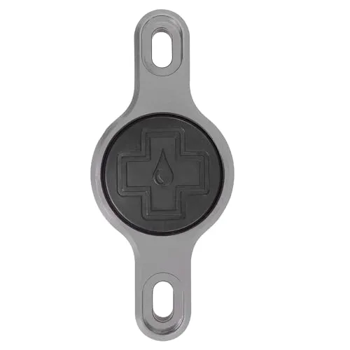 MUC OFF Unisex-Adult Antifurto Tag Holder Silver v2 von Muc-Off