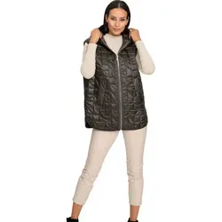 Heine Steppweste in Anthrazit - 38 von Heine