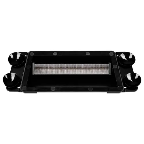 SecoRüt LW0054 Frontblitzer - Straßenräumer LED Blitzer 12&24 Volt - Autobeleuchtungen - Kompakte LED-Stroboskoplampe mit 18 LEDs, 3 Blinkfunktionen und 4 Saugnäpfen für optimale Sichtbarkeit und Sicherheit auf der Straße.