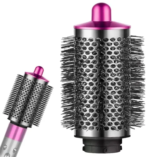 Chuancheng Verbesserte große runde Volumenbürste für Dyson Airwrap HS01 HS05 HS08 Aufsätze, Volumenaufsatzbürste für flaches Haar