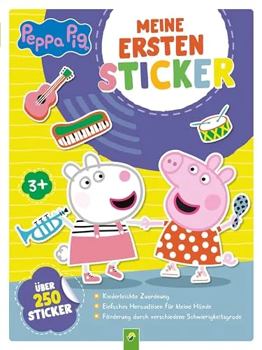 Peppa Pig - Meine ersten Sticker: Stickerbuch mit über 250 bunten Stickern | Ideales Geschenk für Kinder ab 3 Jahren