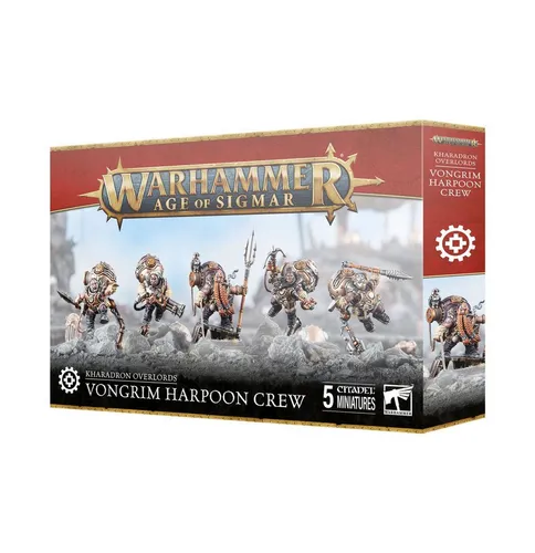 Warhammer Age of Sigmar Kharadron Overlords Vongrim Harpoon - Detailreiche Miniatur 84-52 für Sammler und Spieler, ideal zum Ergänzen Ihrer Armee und für spannende Schlachten.