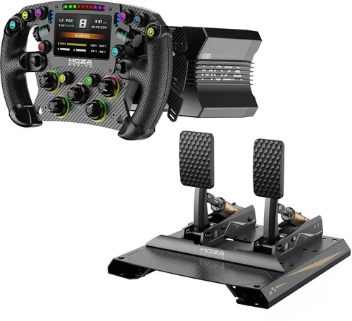 MOZA RACING F1 Bundle – R12 V2, FSR2 Lenkrad & CRP2 Pedale