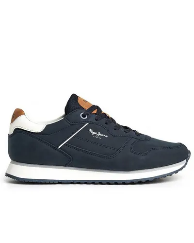 Pepe Jeans Herren London Street M Sneaker - Navy, 44 EU - Herren-Sneaker mit komfortabler EVA-Schaumsohle, Gummi-Außensohle und stylischem Kontrastdesign, ideal für lässige Outfits und den Alltag.
