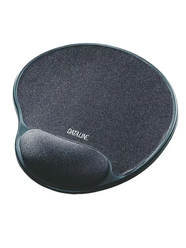 Esselte GEL-REST Mauspad Schwarz - Ergonomisches Mauspad mit Gel-Füllung für optimalen Komfort, glatte Lycra-Oberfläche und rutschfeste Unterseite für eine stabile Nutzung.