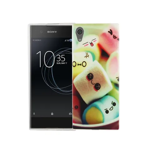 Handy Hülle für Sony Xperia XA1 Marshmallows Tasche Case Cover Motiv Slim Bumper