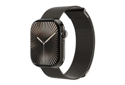 Vonmählen Armband Watch Milanese Loop 2 AWS00176 - Smartwatch Ersatzarmbänder mit elegantem Milanese Loop 2 Design, passend für Apple Watch 44/45/46/49 mm in stilvollem Granite Grey.
