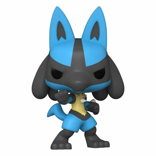 FK74223 - Pokemon Super Sized Jumbo POP! Vinyl Figur Lucario (EMEA) 25 cm - Spielfiguren - Großartige 25 cm Lucario Figur aus der beliebten 'POP!'-Reihe von Funko, perfekt für Sammler und Fans!