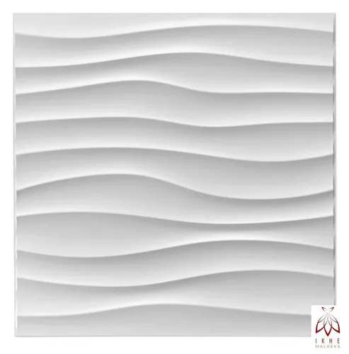 IKHEMalarka 3D Wandpaneel 3D Paneele PVC Kunststoffpaneele, BxL: 50,00x50,00 cm, 0,25 qm, (1 Stück, 3D Wandpaneele Deckenpaneele) hochwertige & harte PVC 3D Platten Wand & Decke