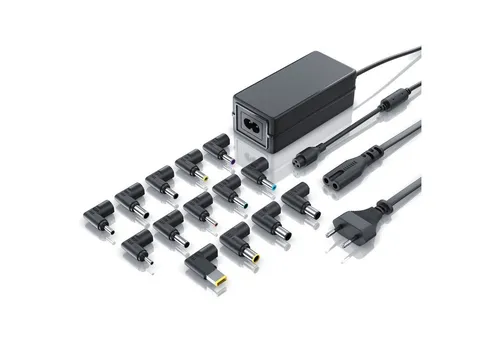 Aplic Notebook-Netzteil 65W - Universal Laptop Ladegerät mit 14 Adaptern - Notebook-Netzteile, vielseitig einsetzbar mit 14 Adaptern für verschiedene Modelle, sorgt für schnelle und sichere Ladezeiten.