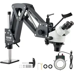 VEVOR Multidirektionales Mikroskop mit Federhalterung