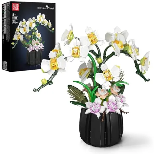 Mould King 24108 Botanicals Orchidee Modellbausatz für Erwachsene