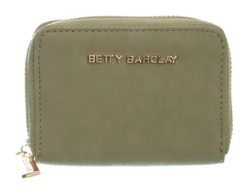 Betty Barclay Geldbörse - Zip Wallet XS - Geldbörsen in kompaktem Format mit 2 Kreditkartenfächern und 2 Geldscheinfächern. Ideal für den Alltag, praktisch und stylish in Olive.