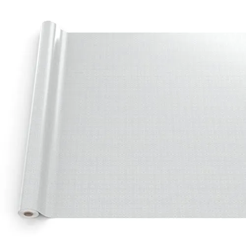 Wachstuchtischdecke Wachstuch Tischdecke abwaschbar Wachstischdecke Plastik-Tischdecken Glatt 2000x140cm Schnittkante Dream Weiß