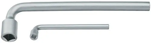 GEDORE Steckschlüssel 8 mm, 150 mm lang, abgerundet, 4-kant - Hochwertiger Steckschlüssel aus verchromtem Stahl, ideal für KFZ-Anwendungen. Mit extra großer Tiefe für optimale Kraftübertragung und passgenaues Arbeiten an Muttern und Schrauben.