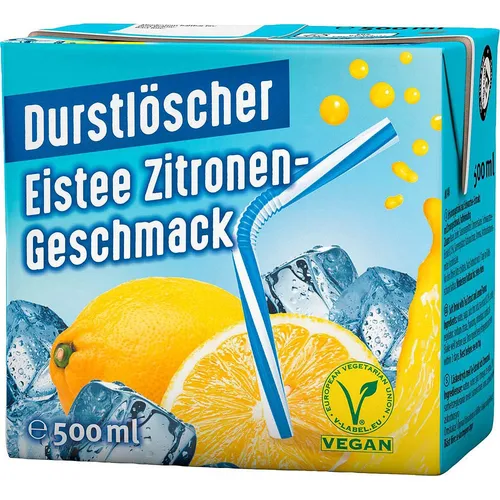 DURSTLÖSCHER Eistee Zitrone Fruchtsaftgetränk 0,5 l
