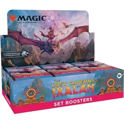 Magic the Gathering: The Lost Caverns of Ixalan - Set Booster Box - Sammelkartenspiel: Enthält 30 Set-Booster mit mindestens 1 seltener Karte pro Packung und einem exklusiven Treasure Trove Box Topper – Entdecken Sie die Geheimnisse von Ixalan!