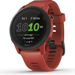 Garmin Forerunner 745 - Magma Red Sportuhr - Smartwatch für Sportler, wasserdicht und ideal für Klettern und Fitness mit bis zu 21 Stunden GPS-Batterielaufzeit.