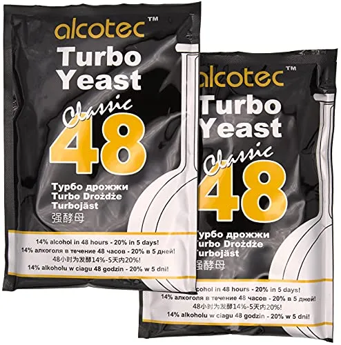 AlcoTec Turbohefe Classic 48h 20% Alkohol 2 x von Alcotec