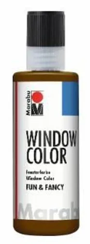 Window Color fun&fancy - Dunkelbraun 045, 80 ml, 1 St.