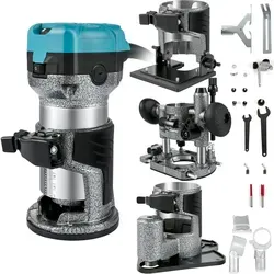 VEVOR Oberfräse 710W mit Zubehörset für Makita