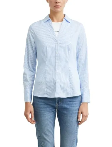 comma Blusentop Bluse in Blau Größe 42 EU