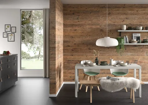 EGGER Wandpaneel DecoWall DO001 Namur Fichte Natur, 2,48m² in braun von EGGER